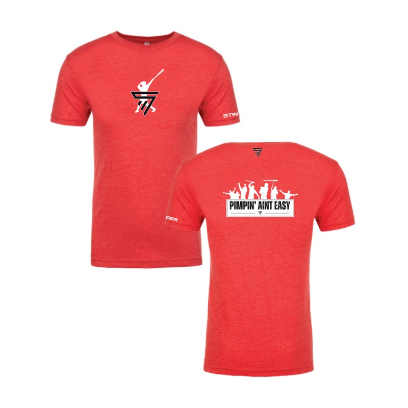 Swingman Pimpin’ Aint Easy Tee Shirt – Red