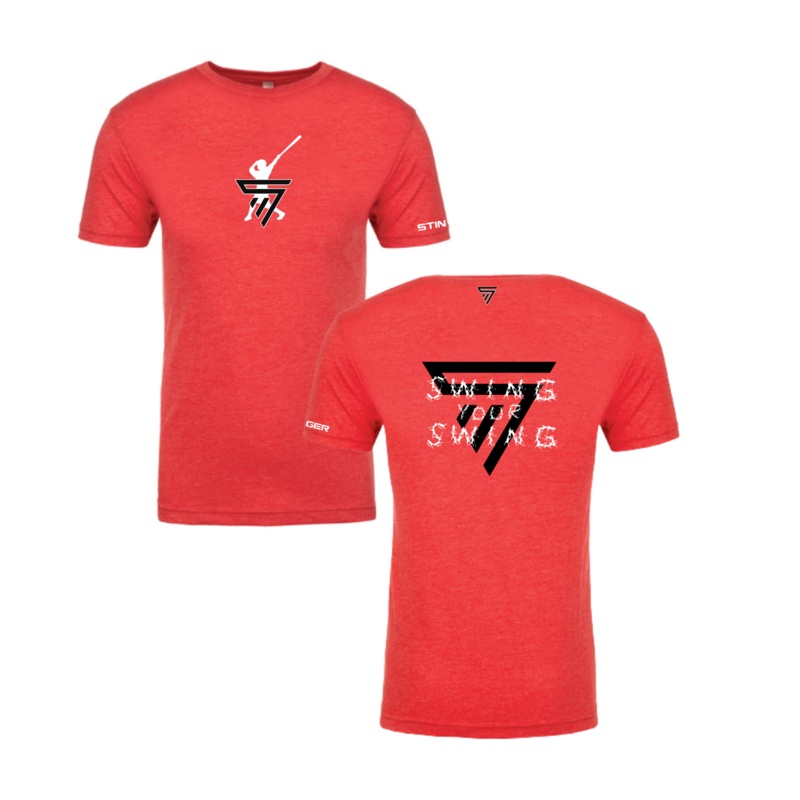 Swingman Swing Your Swing Tee Shirt – Red