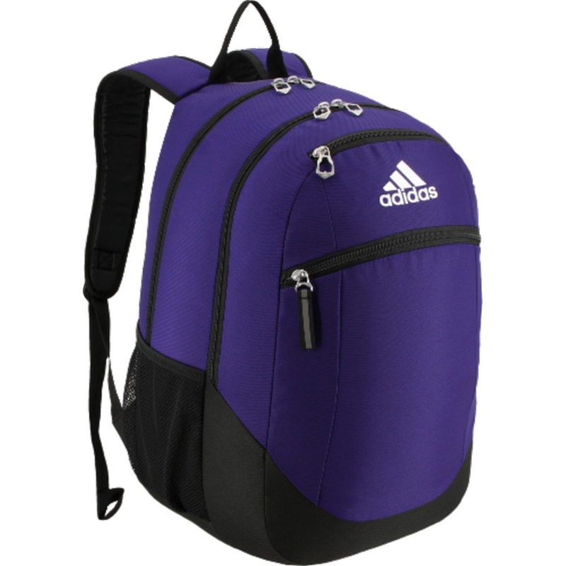 Adidas Striker II Backpack|PURPLE | BLACK|BLUE | BLACK|DARK GREEN | BLACK|LIGHT BLUE | BLACK|MAROON | BLACK|NAVY | BLACK|ORANGE | BLACK|RED | BLACK|PINK | BLACK|BLACK