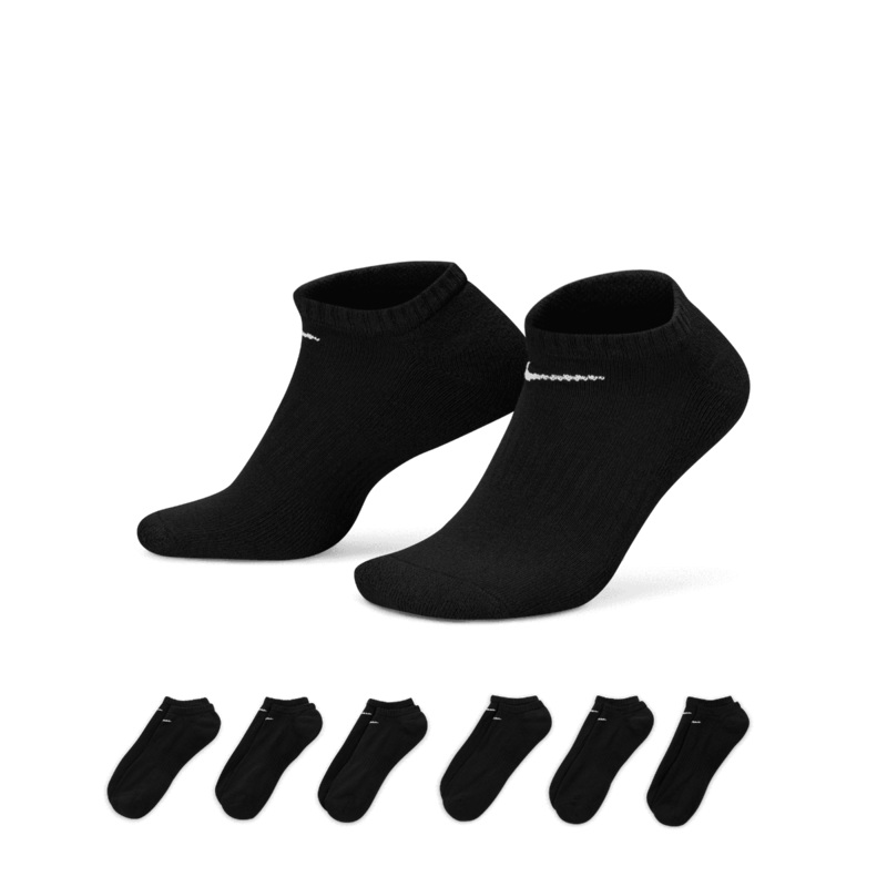 Nike Everyday Cushioned Training No-Show Socks (6 Pairs)
