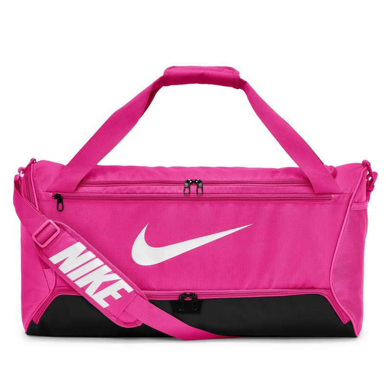 Nike Brasilia 9.5 Duffle Bag|FUSCHIA|ROYAL|BLACK|BLUE|GRAY|NAVY|SCARLET