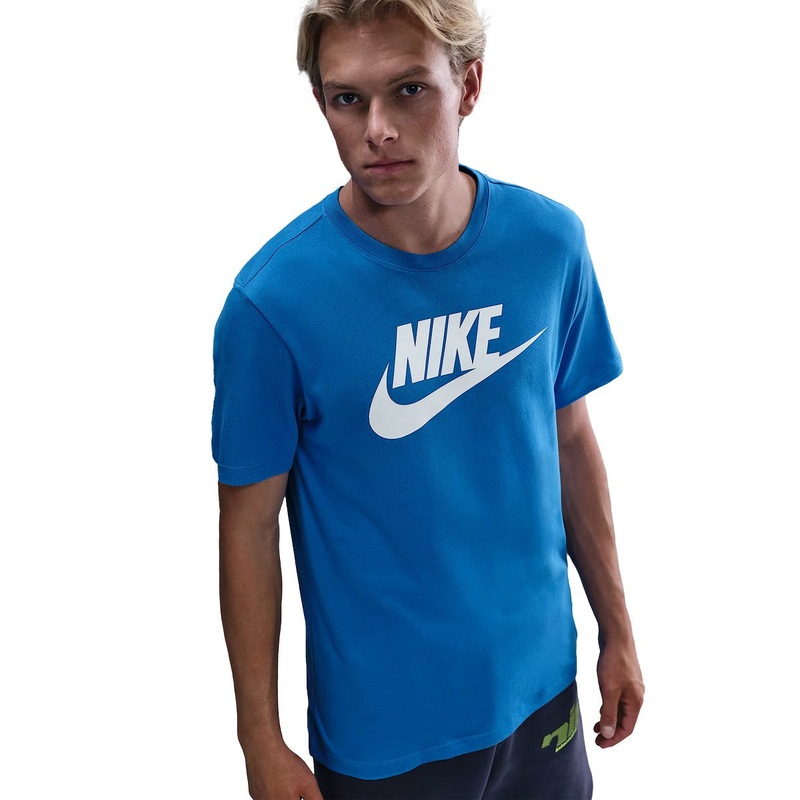 Nike Mens Icon Futura T-Shirt|GLACIER|BLACK | WHITE|DARK GRAY HEATHER | BLACK|EMBER|LEMON|MIDNIGHT NAVY | WHITE|ROYAL|UNIVERSITY BLUE|UNIVERSITY RED|WHITE | BLACK|WHITE | BLACK | RED|LIGHT PINK|PHOTO BLUE|S|M|L|XL|2XL|3XL