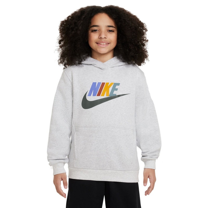 Nike Youth Club Fleece Hoody|BIRCH|NAVY|PINK|ROYAL|SCARLET|BLACK|GRAY|YL|YM|YS|XL