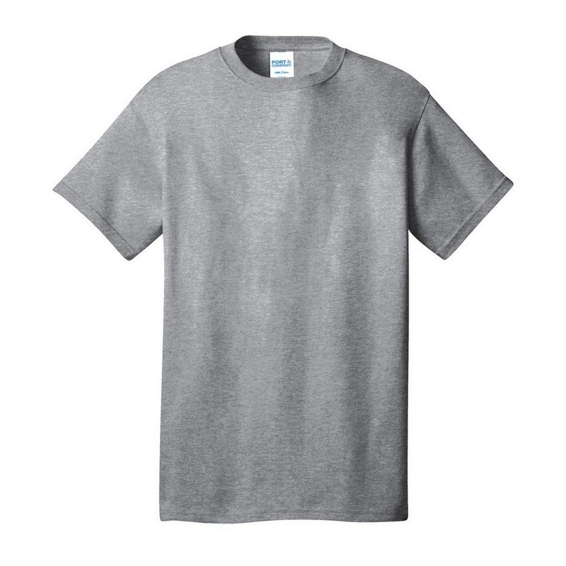 Port & Co. Mens 5.4-oz. Cotton Crewneck T-Shirt