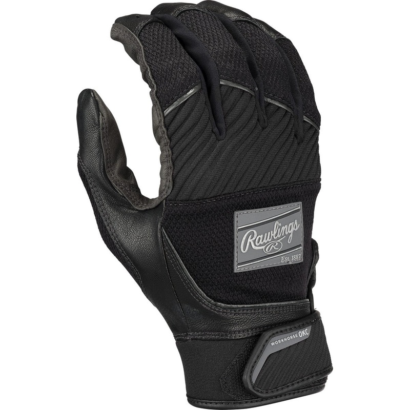 Rawlings Adult Womens Workhorse OKC Fastpitch Batting Gloves Pair