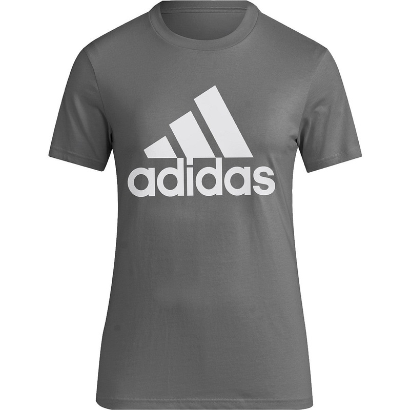 Adidas Womens Big Logo Tee|GRAY|PINK|PURPLE|TEAL | ROSE GOLD|WHITE | BLACK|BLACK | WHITE|GRAY HEATHER | WHITE|L|M|S|XL