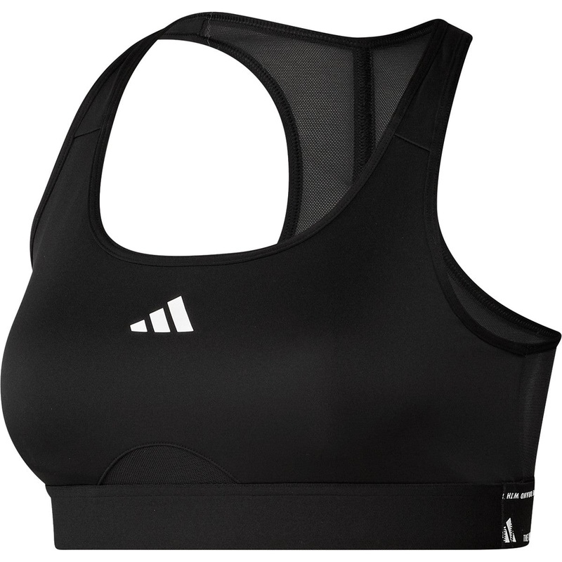 Adidas Womens Powerreact Training Medium Support Sports Bra