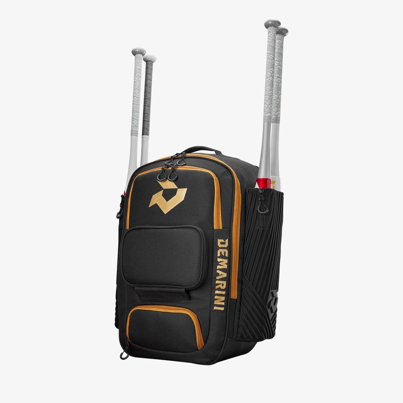 DeMarini Spectre V2 Backpack in Black-Copper