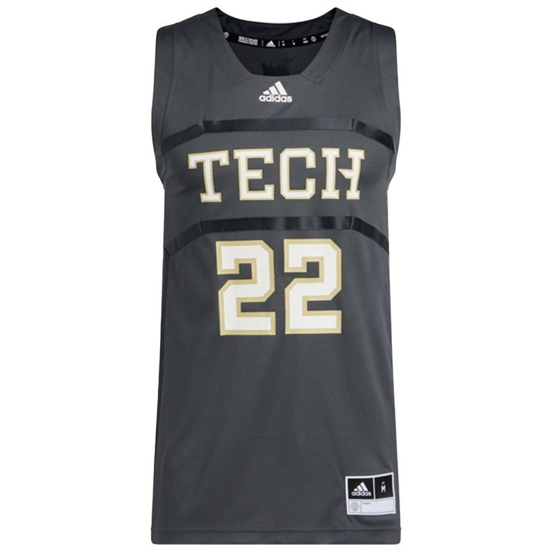Georgia Tech Adidas Swingman #22 Grey Jersey
