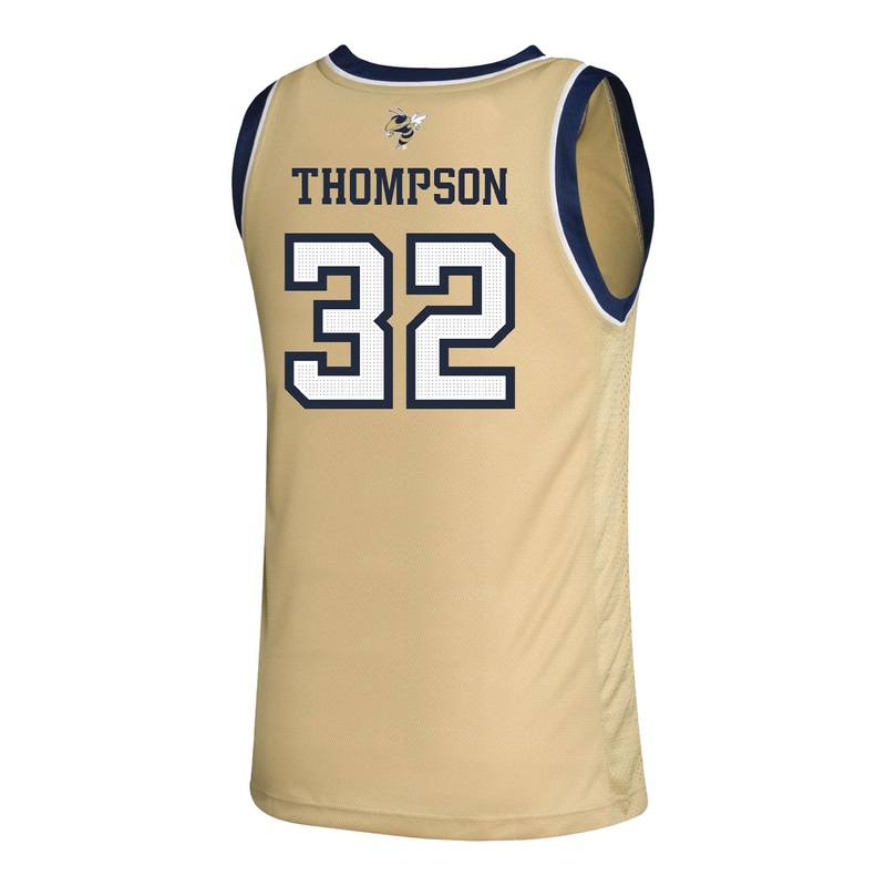 Georgia Tech Adidas Men’s Basketball Student Athlete Sand Jersey #32 Dyllan Thompson