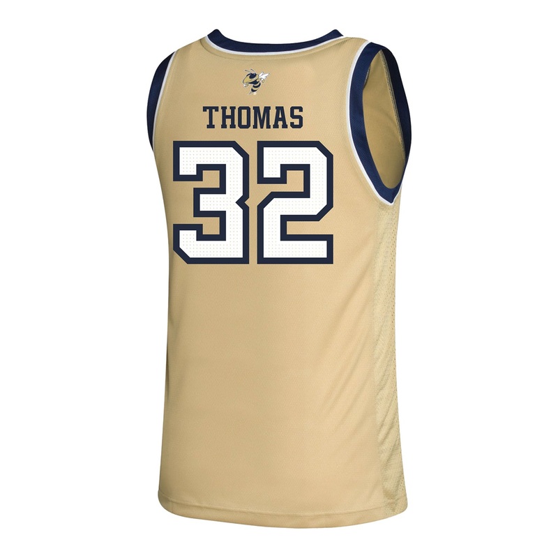 Georgia Tech Adidas Women’s Basketball Student Athlete Sand Jersey #32 D’Asia Thomas