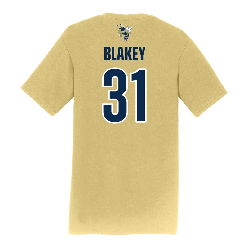 Georgia Tech Adidas Men’s Baseball Student Athlete T-Shirt #31 Jackson Blakely