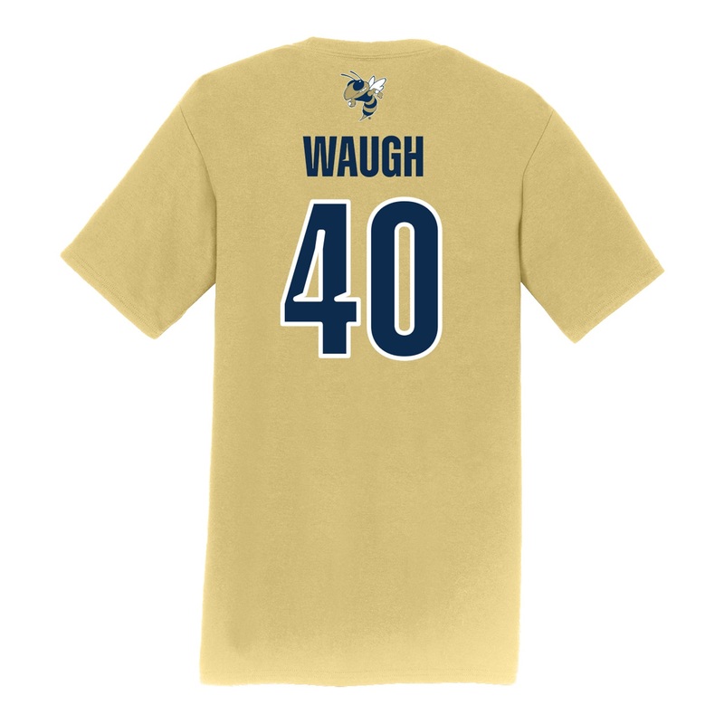 Georgia Tech Adidas Men’s Baseball Student Athlete T-Shirt #40 Nathan Waugh