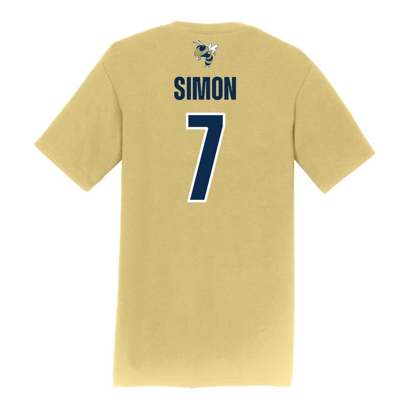 Georgia Tech Adidas Women’s Softball Student Athlete T-Shirt #7 Emma Simon