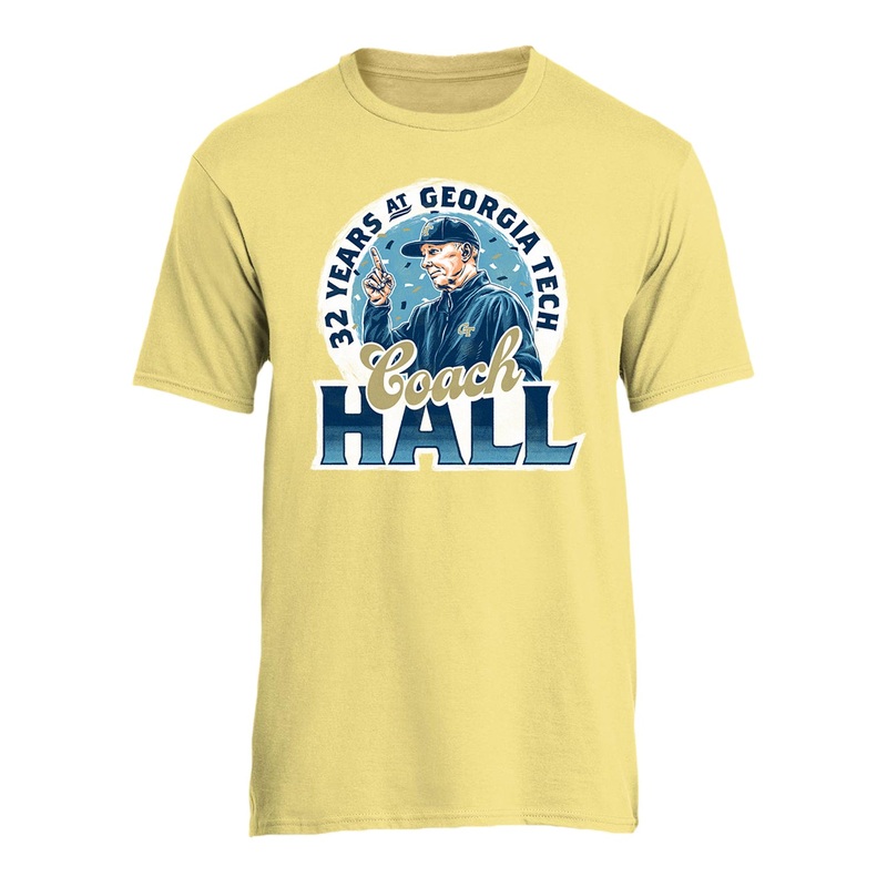 Georgia Tech Baseball – Coach Hall T-Shirt