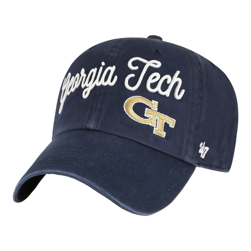 Georgia Tech Yellow Jackets Ladies Script Clean Up Hat