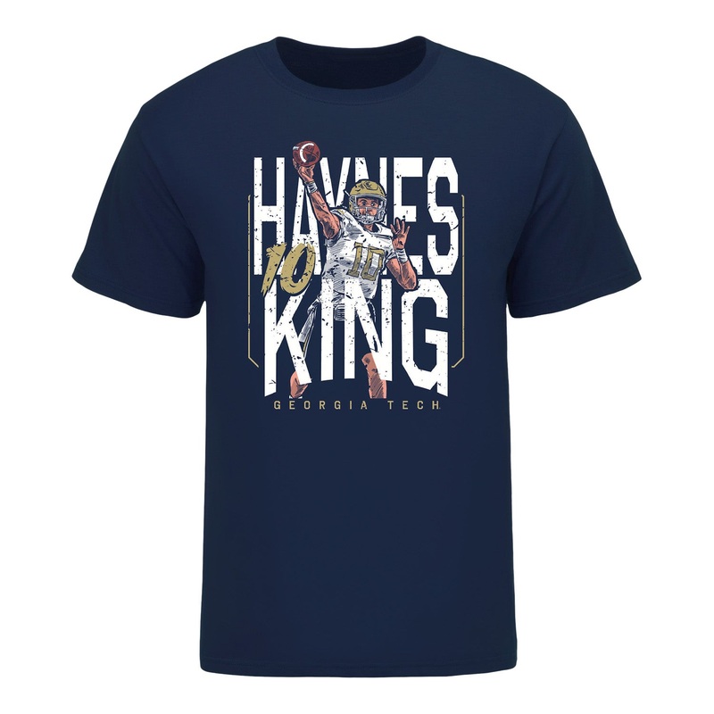 Georgia Tech Football Student Athlete Breakthrough T-Shirt – #10 Haynes King