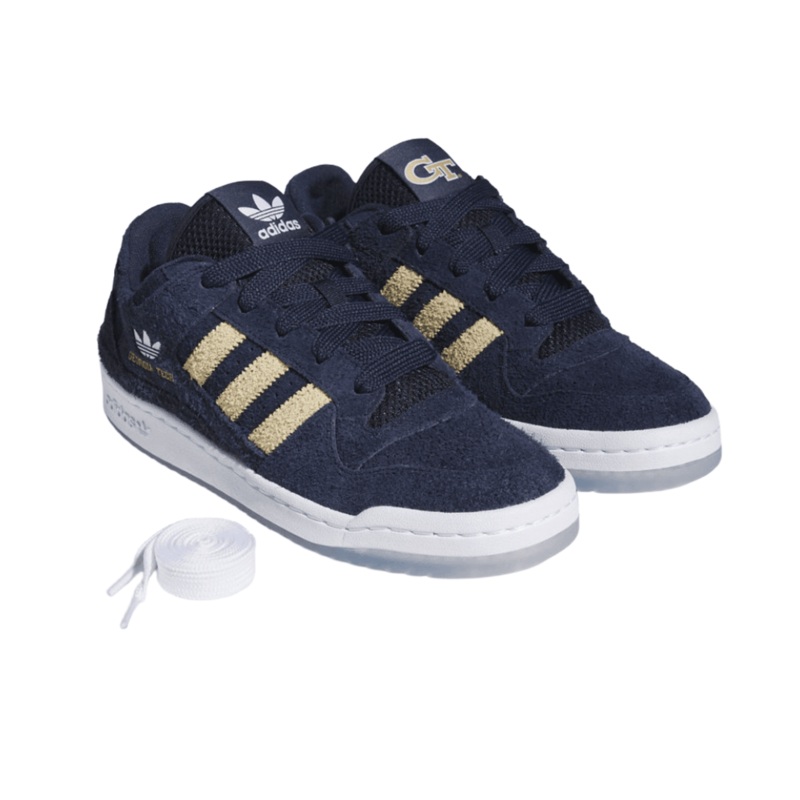 Georgia Tech Yellow Jackets Adidas Forum 84 Low CL Shoes