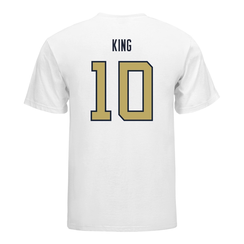 Georgia Tech Yellow Jackets #10 Haynes King Student Athlete Football T-Shirt