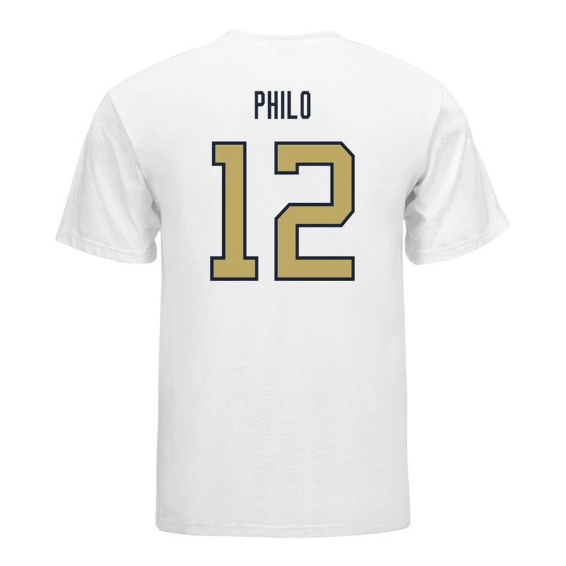 Georgia Tech Yellow Jackets #12 Aaron Philo Student Athlete Football T-Shirt