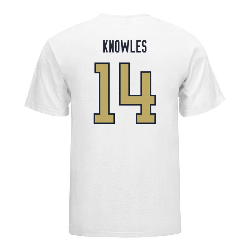 Georgia Tech Yellow Jackets #14 Graham Knowles Student Athlete Football T-Shirt