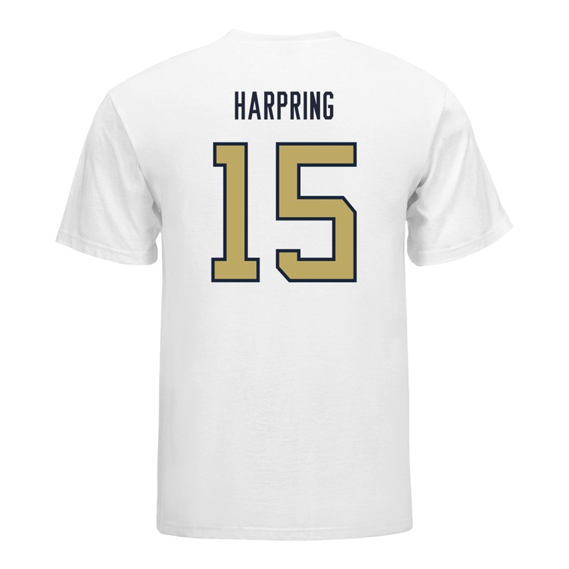 Georgia Tech Yellow Jackets #15 Luke Harpring Student Athlete Football T-Shirt