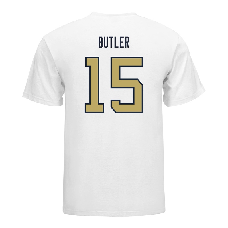 Georgia Tech Yellow Jackets #15 Tah’J Butler Student Athlete Football T-Shirt
