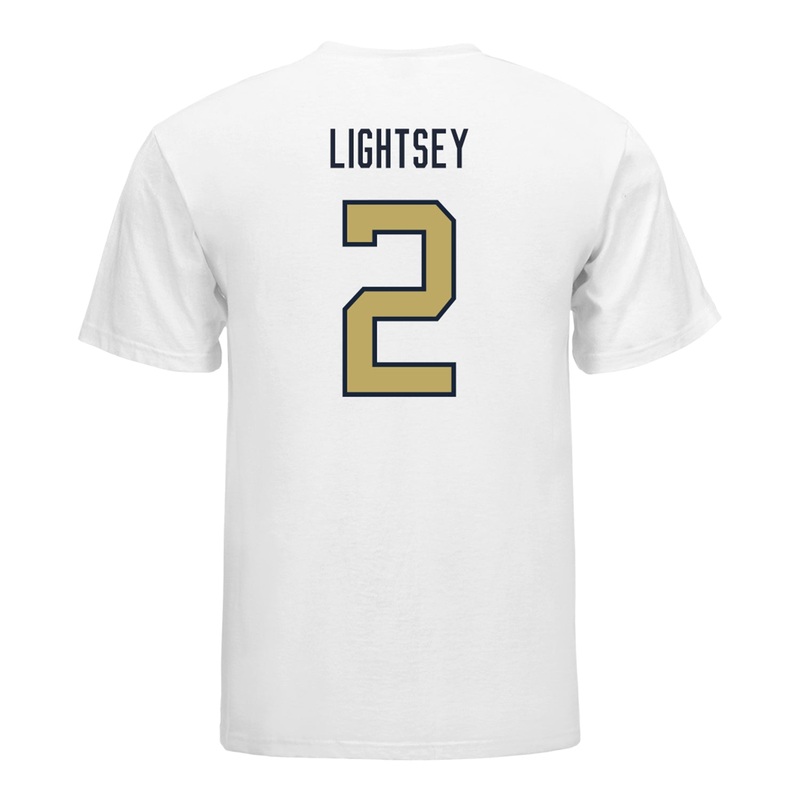 Georgia Tech Yellow Jackets #2 EJ Lightsey Student Athlete Football T-Shirt