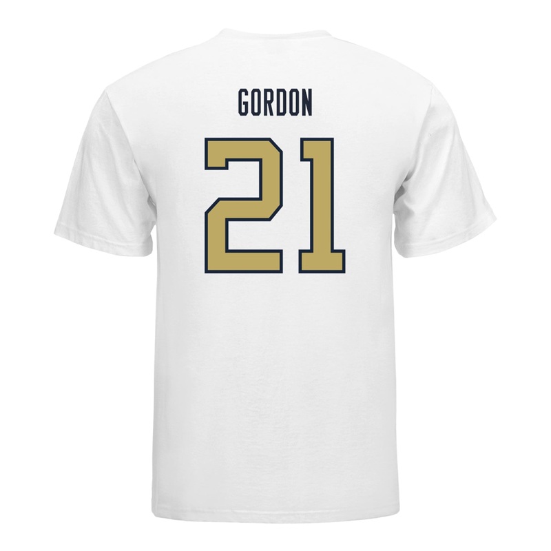 Georgia Tech Yellow Jackets #21 Daylon Gordon Student Athlete Football T-Shirt