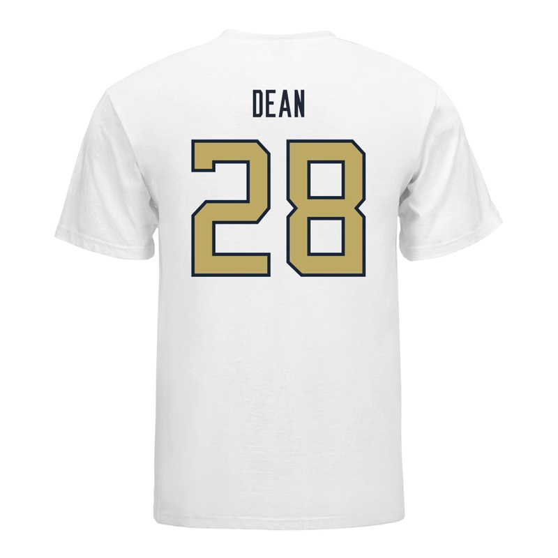 Georgia Tech Yellow Jackets #28 Austin Dean Student Athlete Football T-Shirt