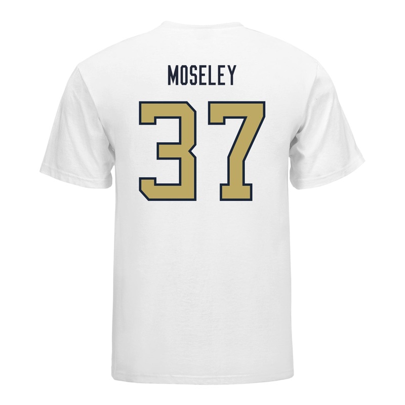 Georgia Tech Yellow Jackets #37 Joseph Moseley Student Athlete Football T-Shirt