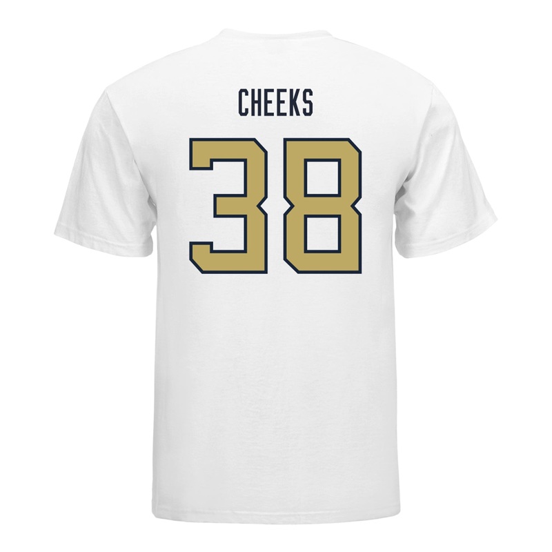 Georgia Tech Yellow Jackets #38 AJ Cheeks Student Athlete Football T-Shirt