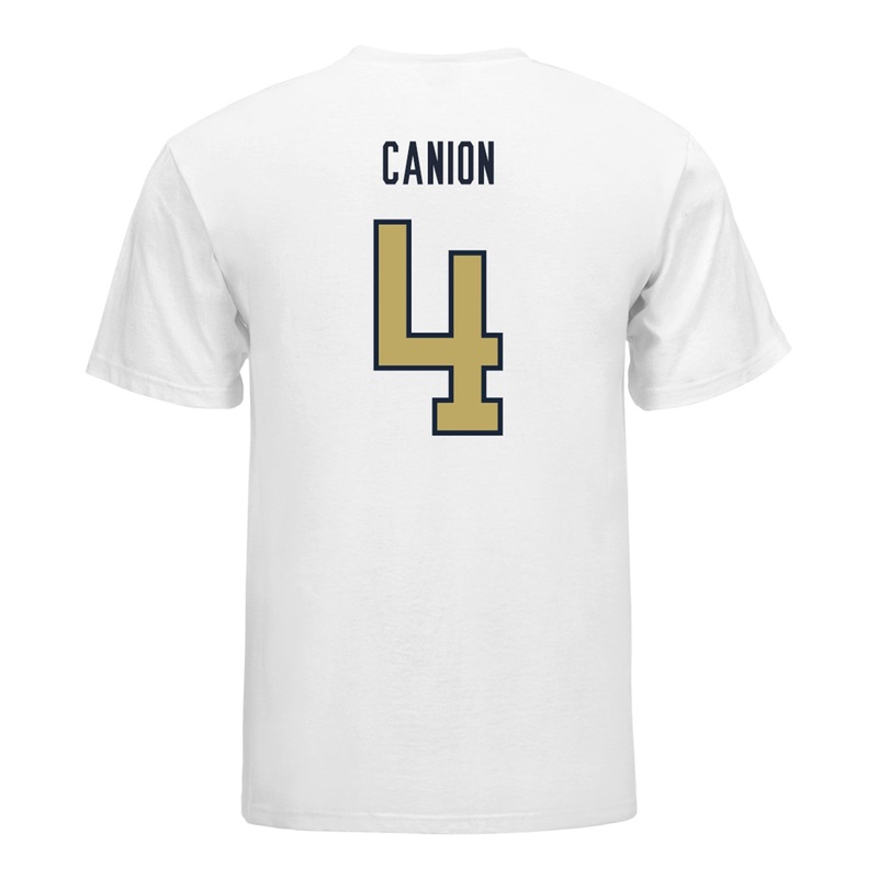 Georgia Tech Yellow Jackets #4 Tracish Canion Student Athlete Football T-Shirt