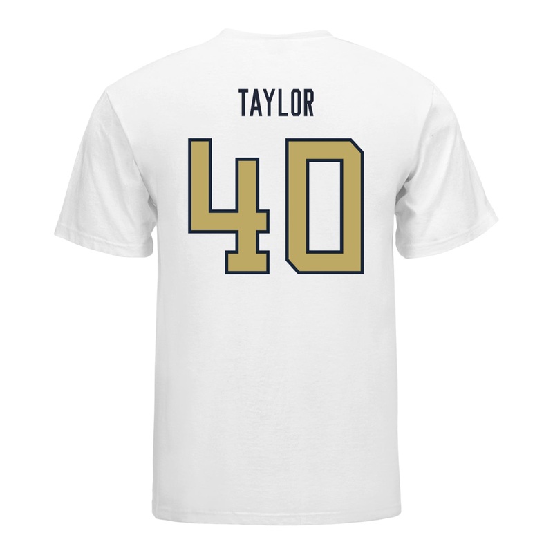 Georgia Tech Yellow Jackets #40 Joshua Taylor Student Athlete Football T-Shirt