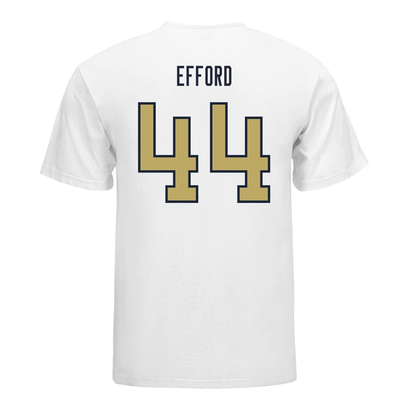 Georgia Tech Yellow Jackets #44 Kyle Efford Student Athlete Football T-Shirt