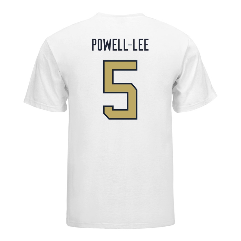 Georgia Tech Yellow Jackets #5 Clayton Powell-Lee Student Athlete Football T-Shirt