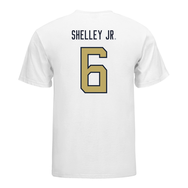 Georgia Tech Yellow Jackets #6 Rodney Shelley Jr. Student Athlete Football T-Shirt