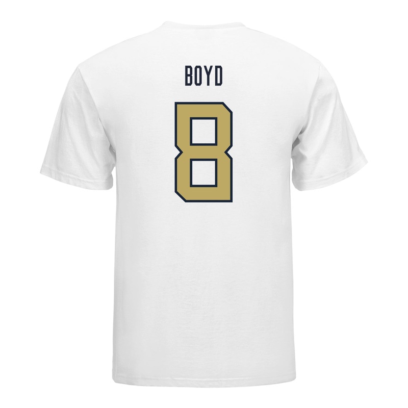 Georgia Tech Yellow Jackets #8 Jordan Boyd Student Athlete Football T-Shirt