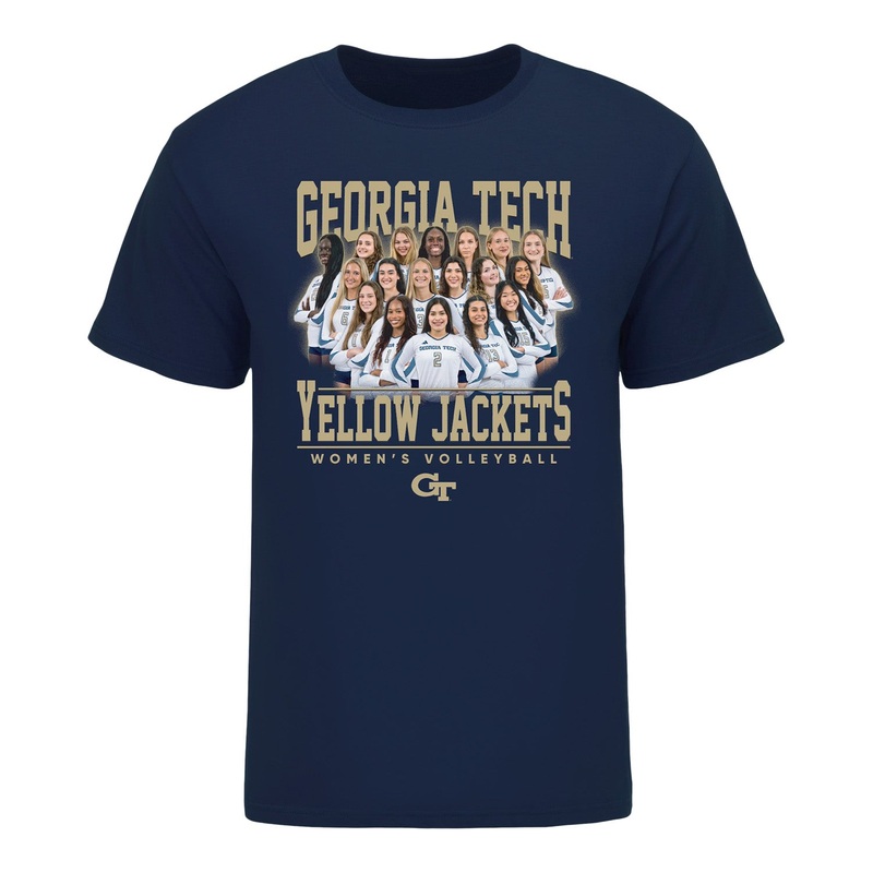 Georgia Tech Yellow Jackets 2025-2026 Women’s Volleyball Team T-Shirt