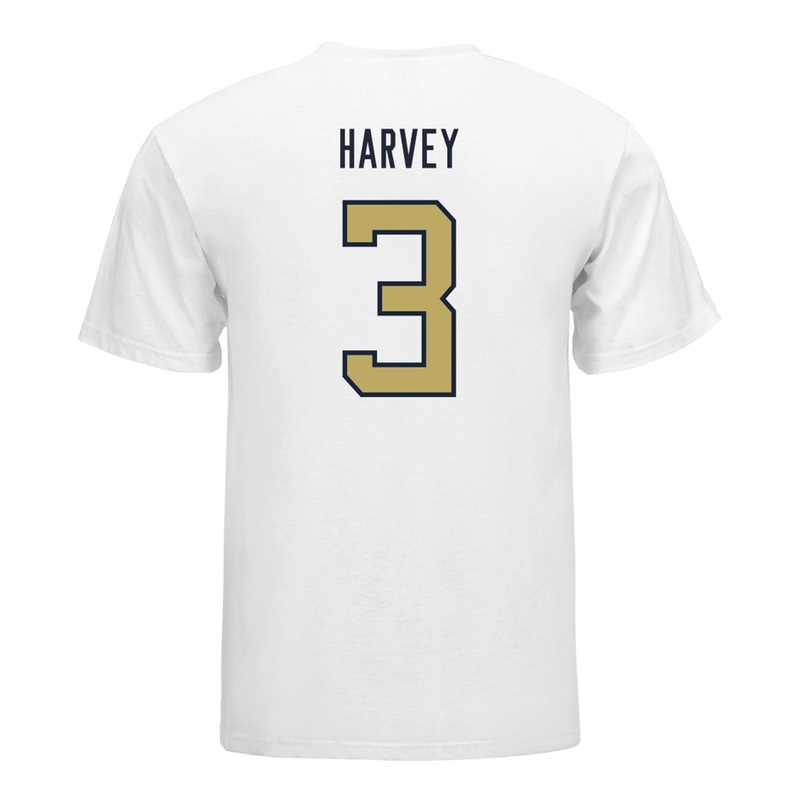 Georgia Tech Yellow Jackets #3 Ahmari Harvey Student Athlete Football T-Shirt
