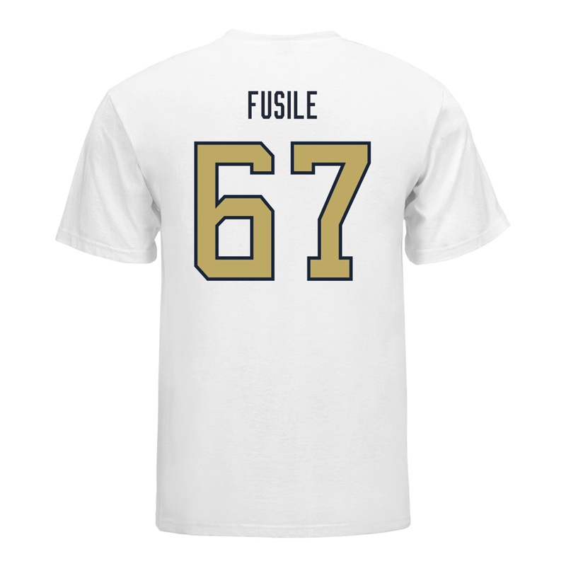 Georgia Tech Yellow Jackets #67 Joe Fusile Student Athlete Football T-Shirt