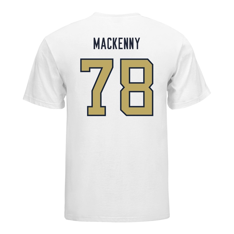 Georgia Tech Yellow Jackets #78 Ethan Mackenny Student Athlete Football T-Shirt