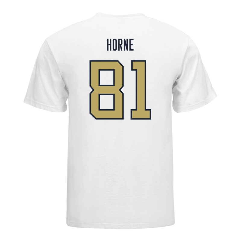 Georgia Tech Yellow Jackets #81 Trey Horne Student Athlete Football T-Shirt