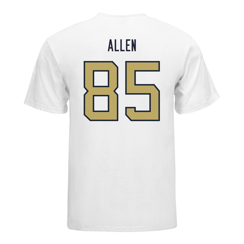 Georgia Tech Yellow Jackets #85 Jordan Allen Student Athlete Football T-Shirt