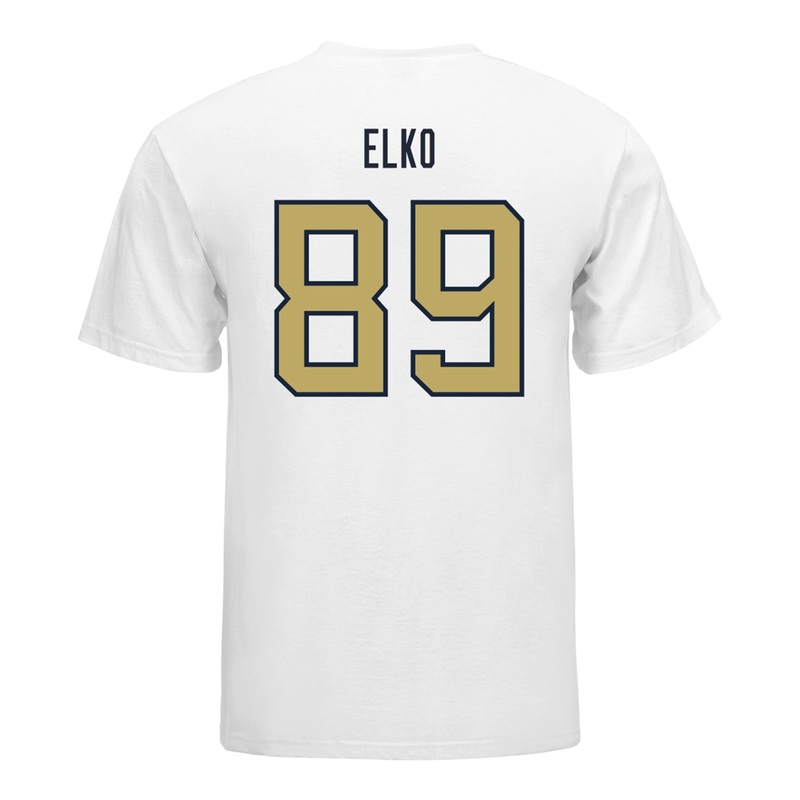 Georgia Tech Yellow Jackets #89 Chris Elko Student Athlete Football T-Shirt