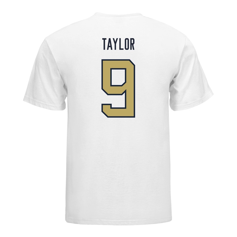 Georgia Tech Yellow Jackets #9 Zion Taylor Student Athlete Football T-Shirt