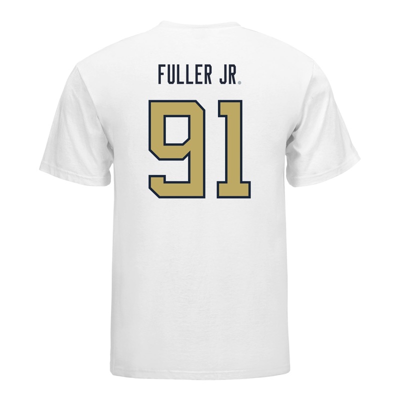 Georgia Tech Yellow Jackets #91 Andre Fuller Jr. Student Athlete Football T-Shirt