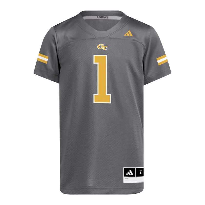 Youth Georgia Tech Adidas Football #1 Replica Jersey