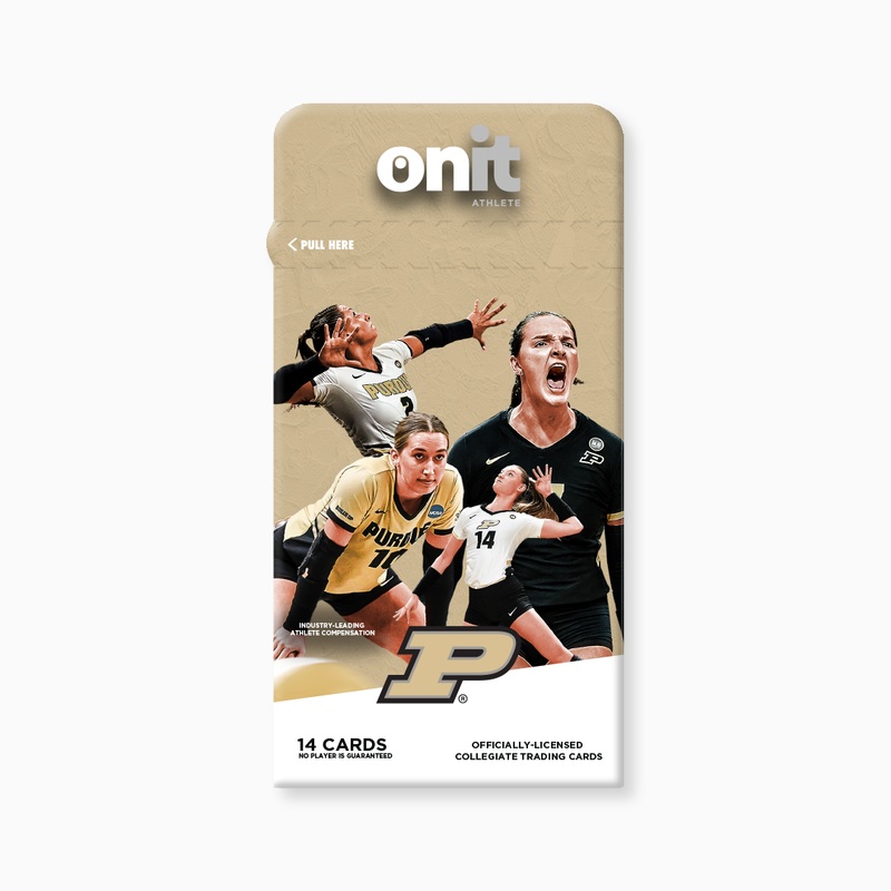 Purdue University 2024 Volleyball Trading Cards – Single Pack