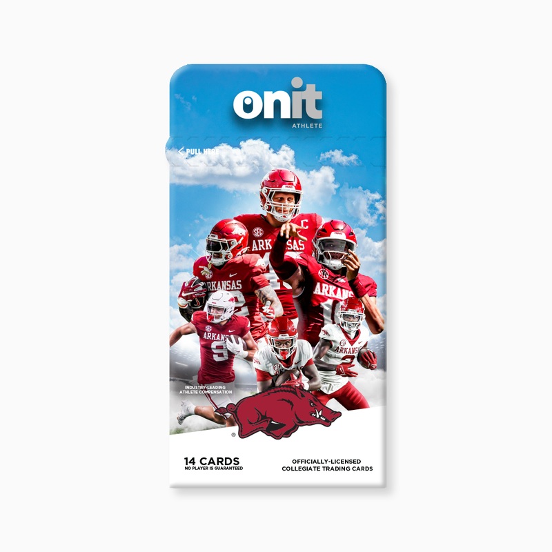 University of Arkansas 2024 Football Trading Cards – Single Pack